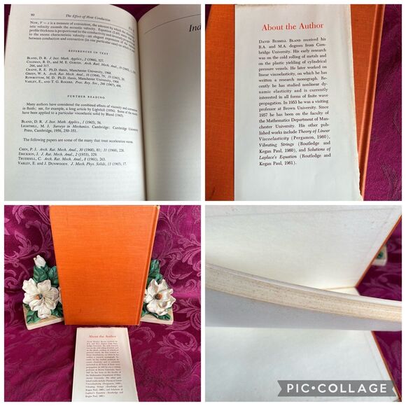 1969 Nonlinear Dynamic Elasticity by D.R. Bland. Vintage Book - Picture 10 of 10